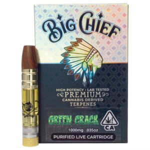 BIG CHIEF CDT CARTRIDGES 1G – GREEN CRACK